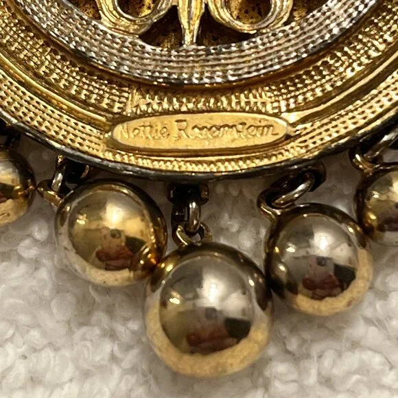 Vintage Nettie Rosenstein Roman Coin Pendant Necklace - Picture 5 of 8